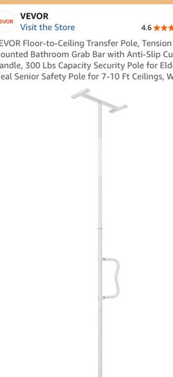 Floor to ceiling transfer pole!