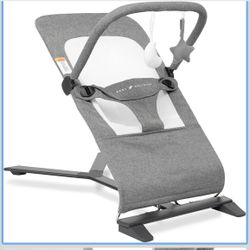 Baby Delight Alpine Deluxe Portable Bouncer | Infant | 0 – 6 months | Charcoal Tweed