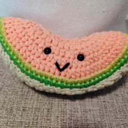 Crochet Cantaloupe Slice