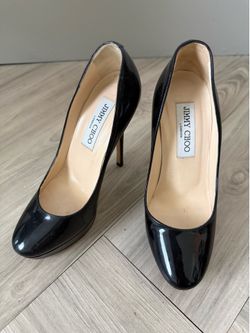 Jimmy Choo Black platform high heels