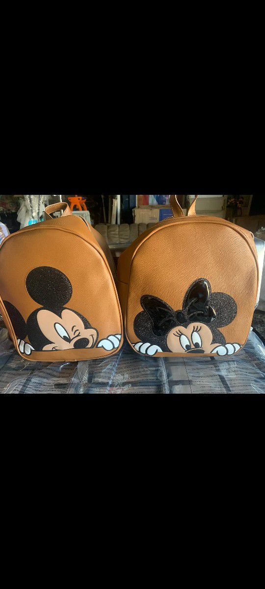 Backpack And Small Wallet Of Mickey Mouse