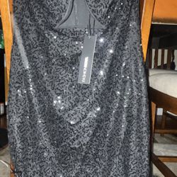 New Fashionnova Sequin Mini Dress Size Medium