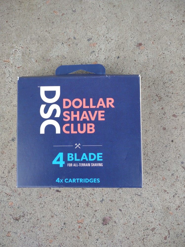 DSC Dollar Shave Club 4 Blade Razor Cartridges 4 Ea