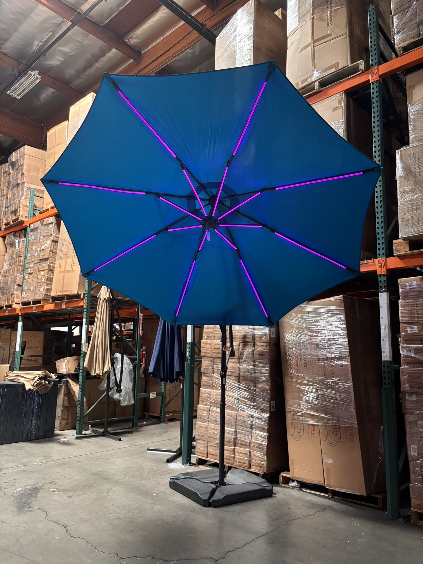 13 foot patio umbrellas Patio Umbrella Wooden 13ft 8-Rib main image 1