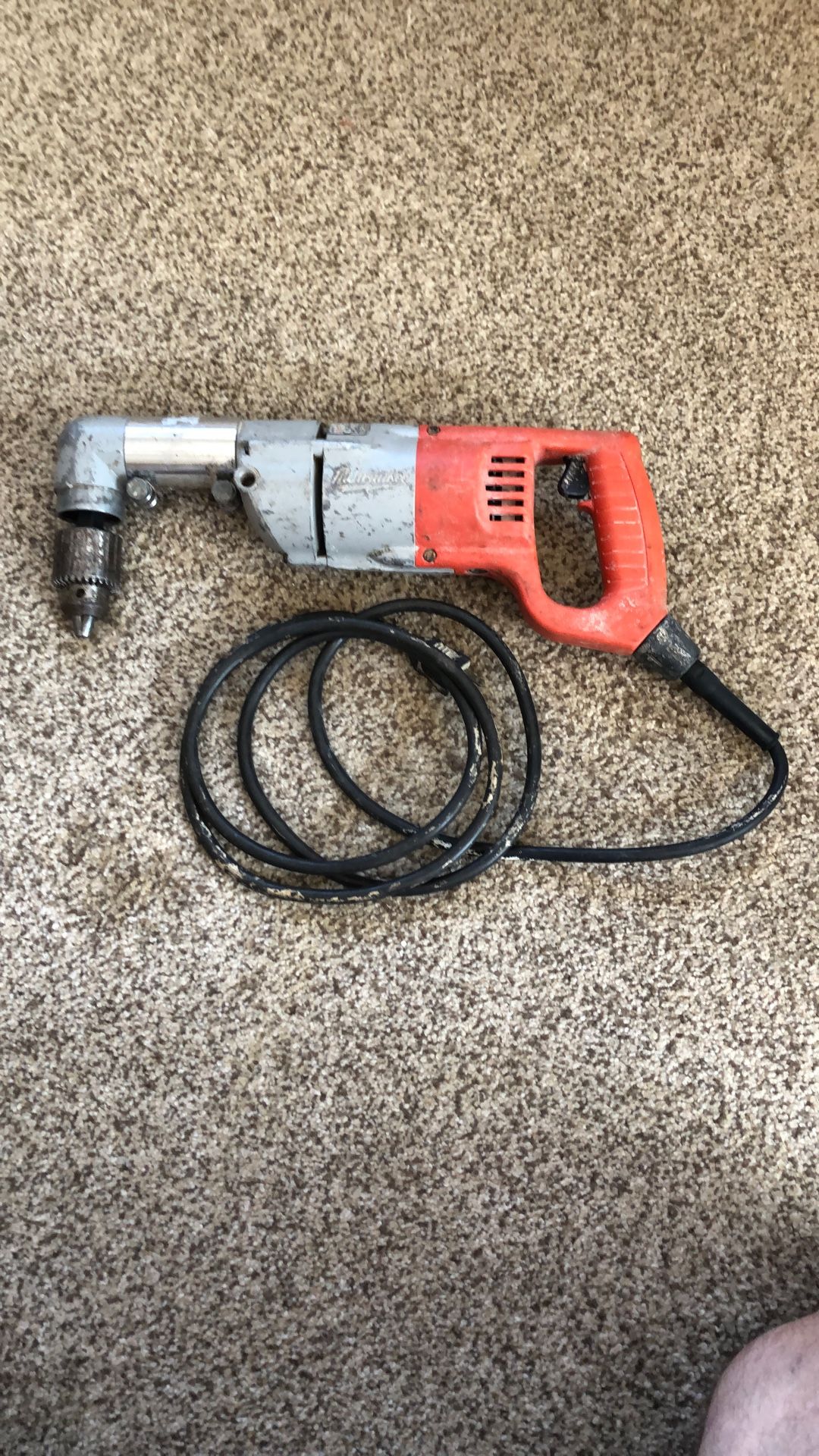 Milwaukee 1/2” Chuck, Right Angle ,High Torque Low Speed Heavy Duty Drill Motor