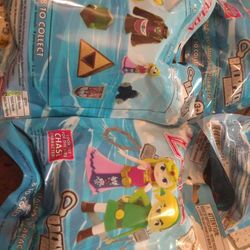 Brand New Zelda Back Pack Buddies 7 Each