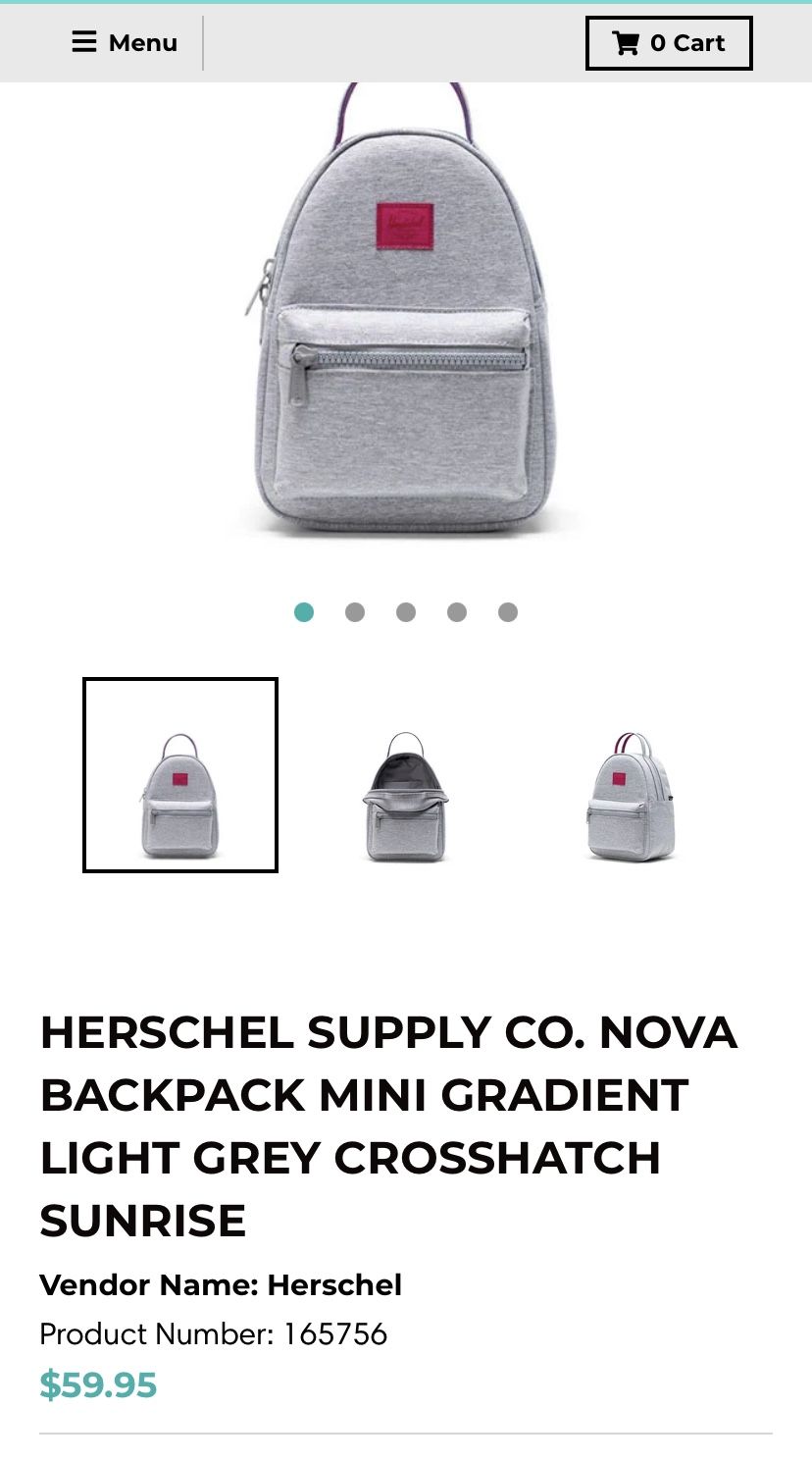 Herschel supply company gradient nova mini backpack