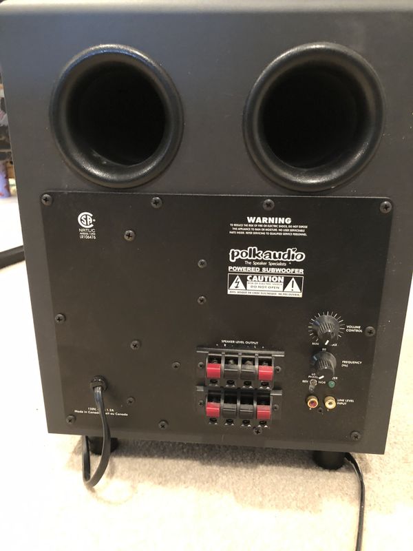 Polk Audio Powered Subwoofer LR 106476 for Sale in Laurel, MD OfferUp