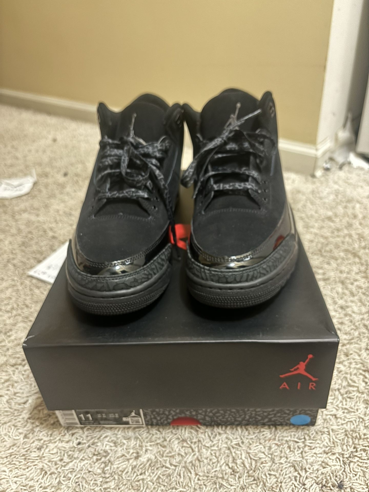Jordan Retro 3 Black Cat 