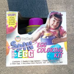 Spin Egg  For Coloring Easter Eggs