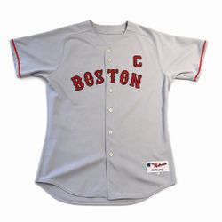 JASON VARITEK BOSTON RED SOX MAJESTIC JERSEY SIZE 48
