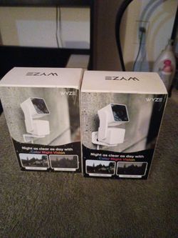 Wyze Outdoor Security Camera with Color Night Vision – 2 Pack