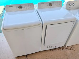 Samsung Washer and Electric Dryer 90 Day Warranty Some Delivery