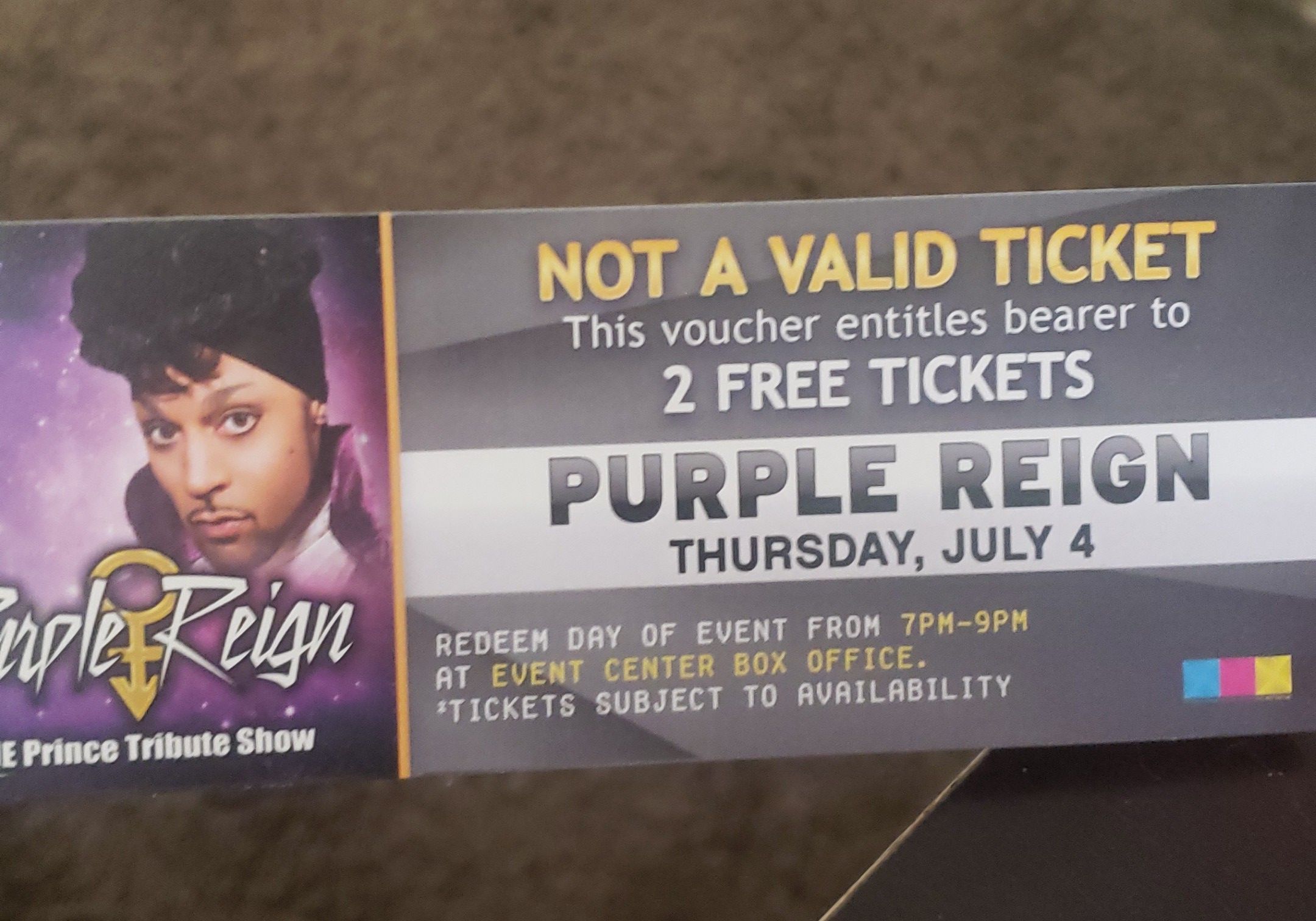 Purple reign voucher