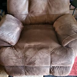 Brown Recliner Rocking Chair 