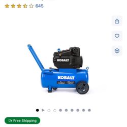 Kobalt 8-Gallon Portable Electric 150 PSI Horizontal Air Compressor