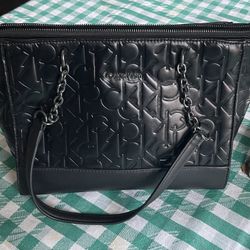 Black Calvin Klein Bag With A Coin Purse. Brand New. 