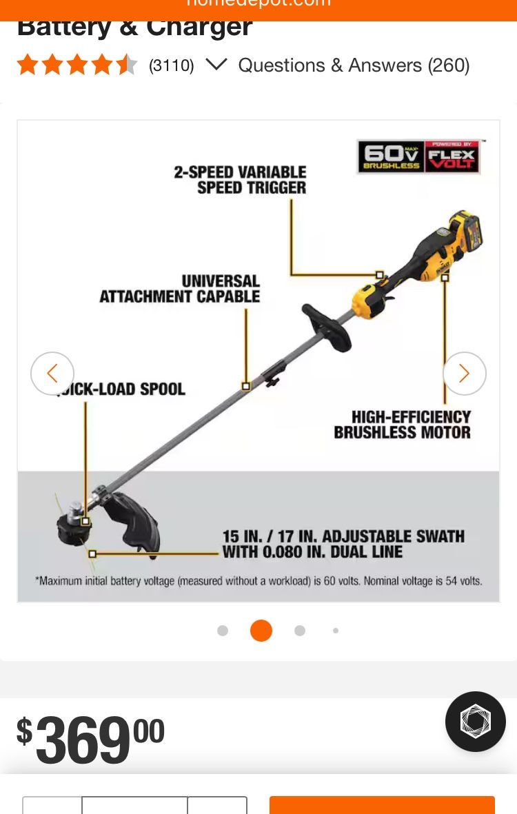Dewalt String Trimmer Kit DCST972X1
