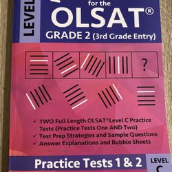 OLSAT Test Book No Writing In It $15