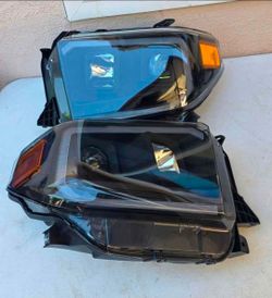 14-21 Toyota Tundra LED DRL Projector Headlights Luces Focos Micas Faros Faroles Headlamps