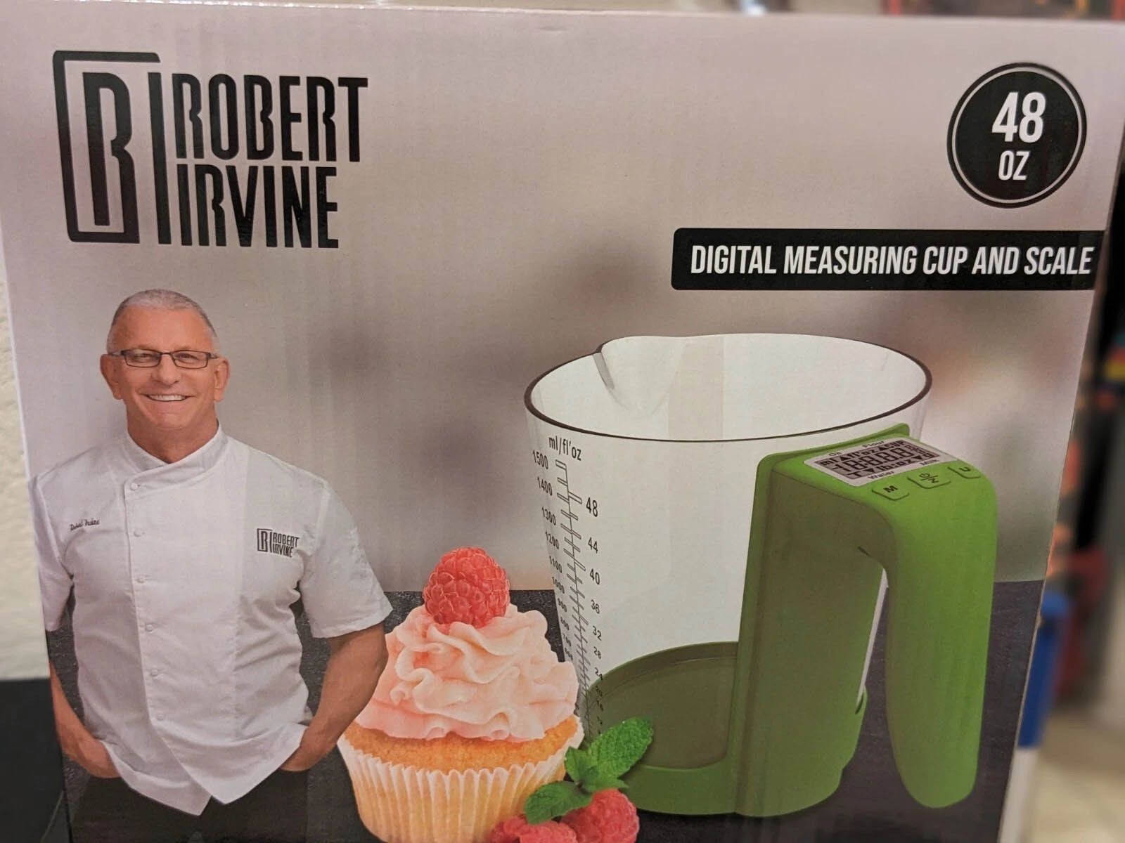 Robert Irvine Digital Scale Measuring Cup 48 Oz 