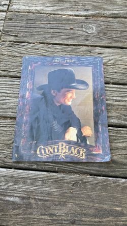 Clint Black 19 91–19 92 Signed Autograph concert program