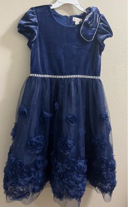 Girls blue dress
