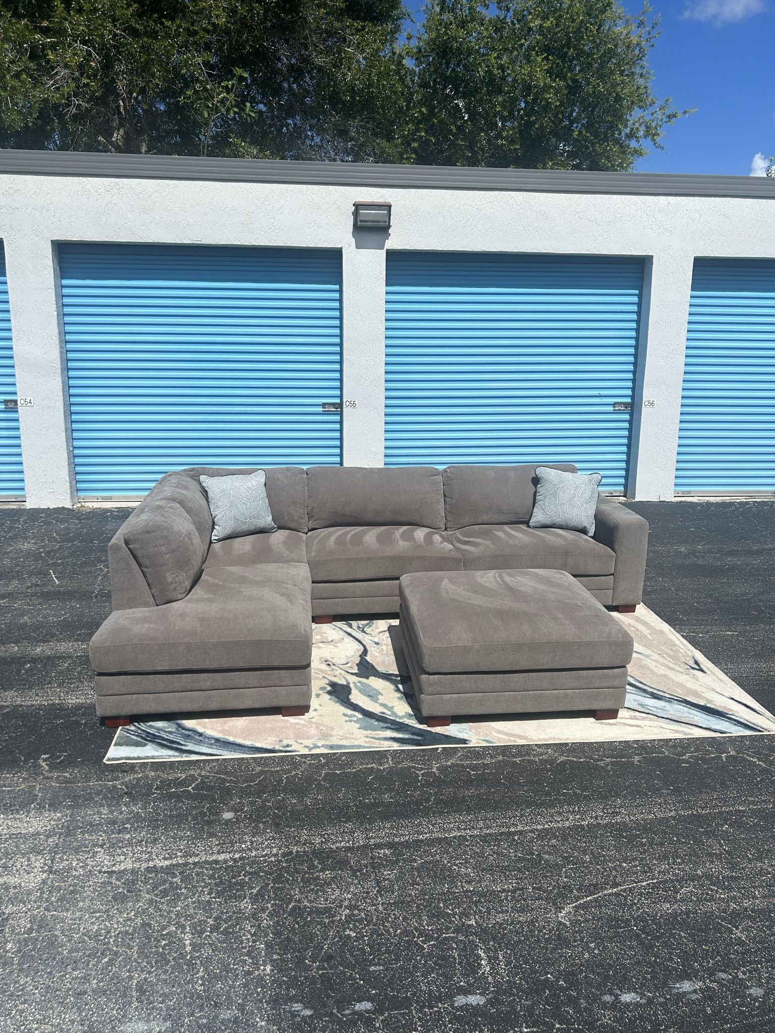 🛋️ Sectional Couch/Sofa - Fabric - Gray - Delivery Available 🚛