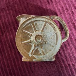 Vintage Frankoma Wagon Wheel Creamer