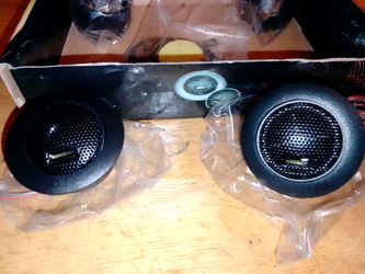 Brand New Audio Bank Car Super Tweeter 4 Ohms 100 Watts RMS Power 200 Watts Peak Power Each Tweeter
