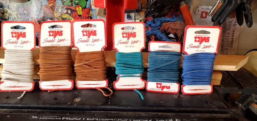 Leather Lace and Roll Of Rawhide Sinew