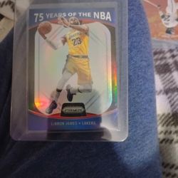 LeBron James  75 Years Of NBA Card