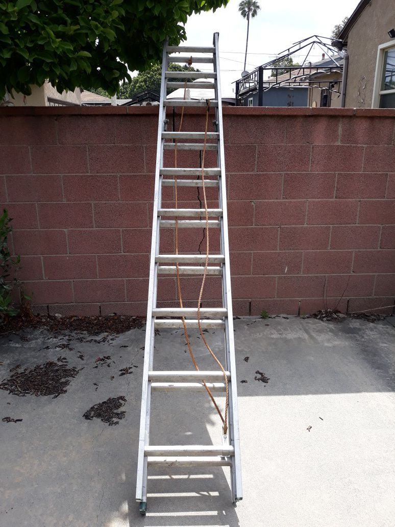 Ladder extended