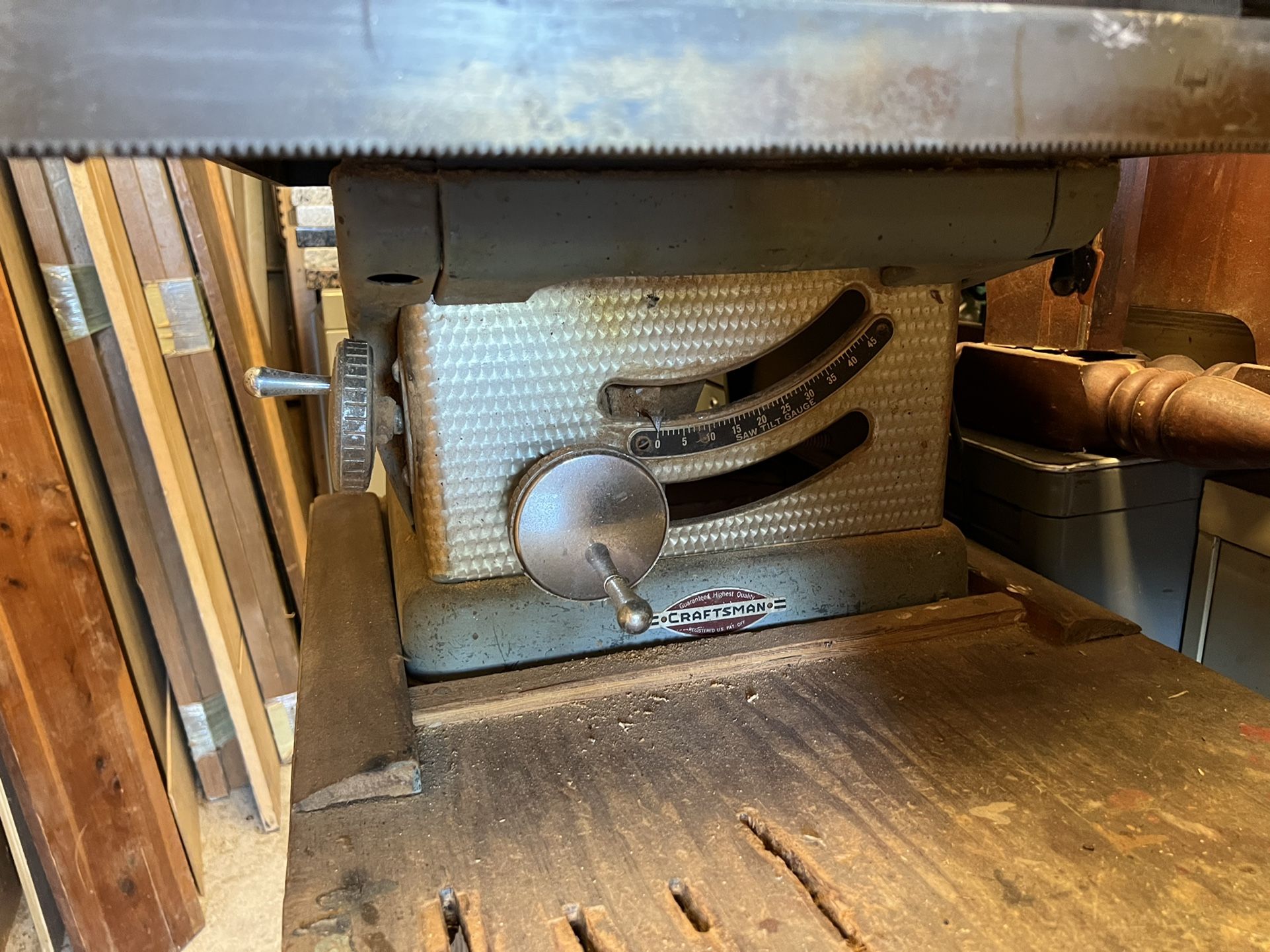 Craftsman Table Saw With Huge Electric Motor
