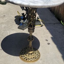 Vintage Marble & IRON BRASS