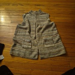 Women long multi color Vest