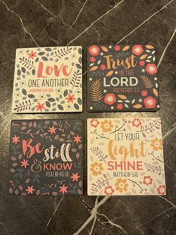 Coasters, set of 4