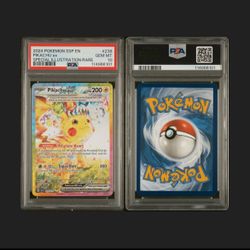 Pokemon Scarlet and Violet Surging Sparks Pikachu EX Special Illustration Rare SIR 238/191 PSA 10