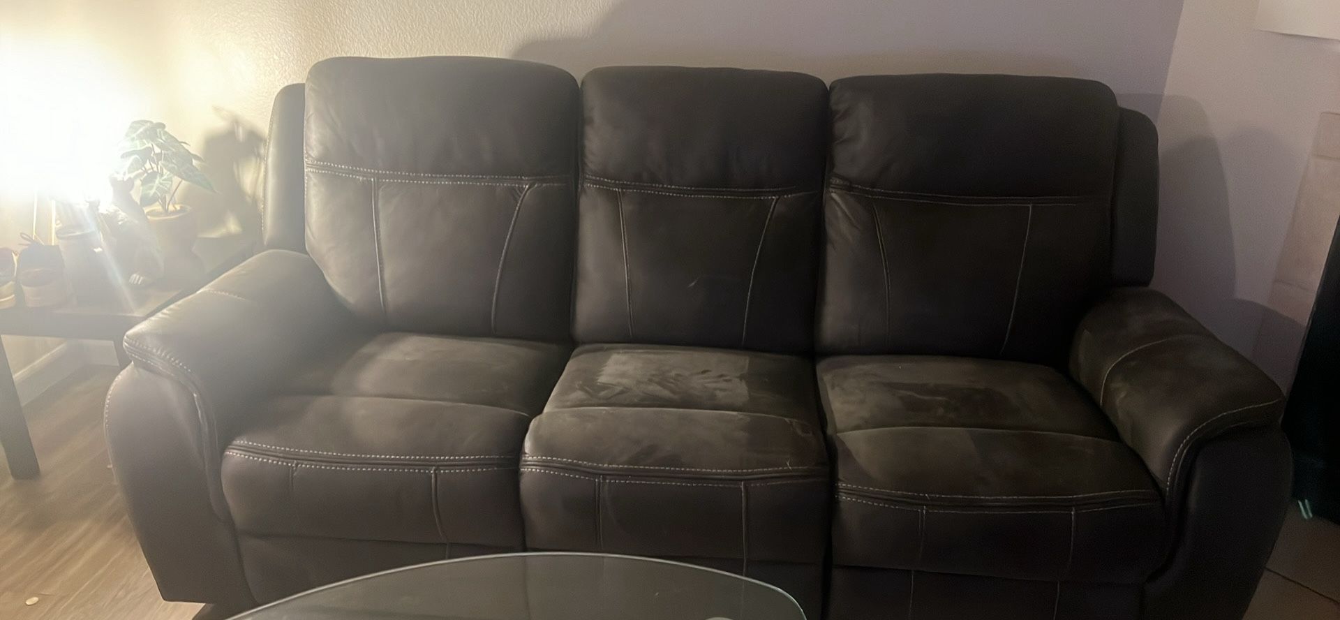 Living Spaces reclining Sofa