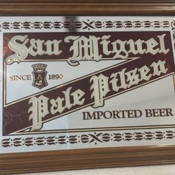 SanMiguel Antique Beer Mirror