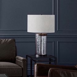 Pottery Barn Murano Metal & Glass Table Lamp 31"