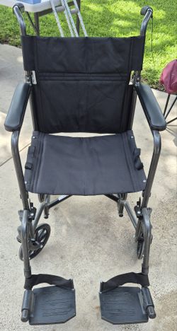 Steel Transport Wheelchair