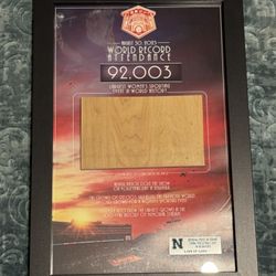 Husker Volleyball Commemorative Court Piece
