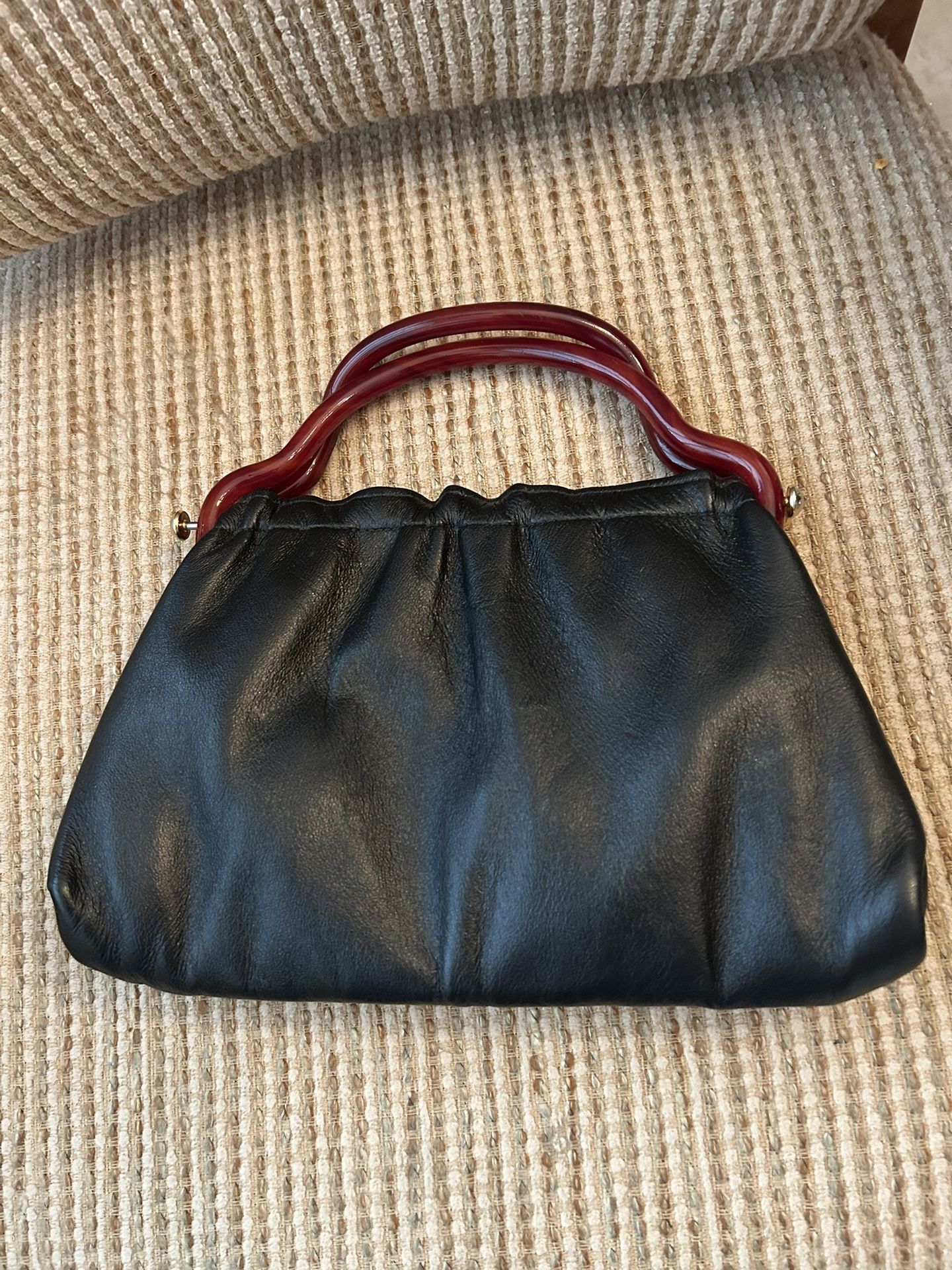 Vintage Tortoise Handle Handbag