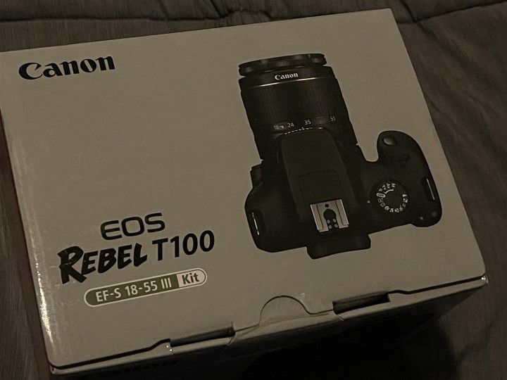 Canon EOS Rebel T100 Digital SLR Camera with 18-55mm Lens Kit 18MP WiFi NEW SEALED