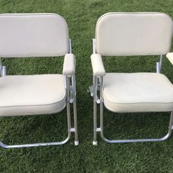 West Marine Boat Deck Chairs (pair)