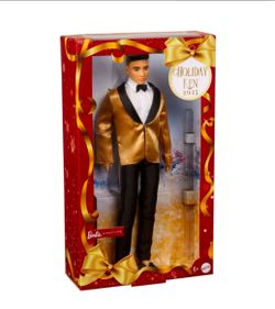 Barbie Signature 2025 Holiday Ken DolI 1 - IN HAND