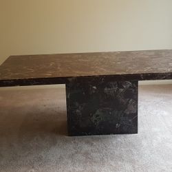 Granite Dining room table. 6.6 feet