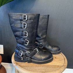 NASTY GAL MOTO BOOTS SIZE 9