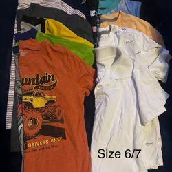 Boys Shirts Size 6/7